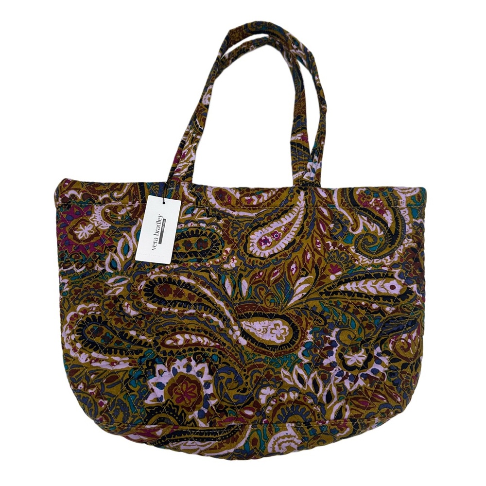 NEW Vera Bradley BUTA SPRAY Small East West Tote Paisley Shoulder‎ Bag Handbag